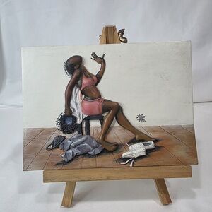 Annie Lee: Overheated Painted figurine multicolor wamen 2000 mixed materials